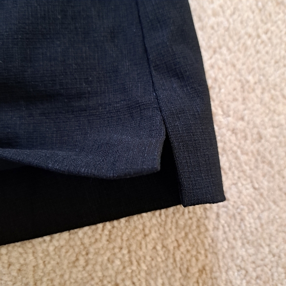 S.C.& Co. Pull On Skort Black Stretch Skort With Tie Belt NWT Size 10 - Picture 8 of 9